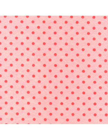 Foglio FELTRO 30x40cm 1mm POIS Rosa Pastello-Rosa 25017144