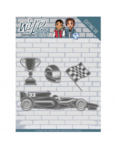Fustella Yvonne Creations Wild Boys - Racing YCD10117