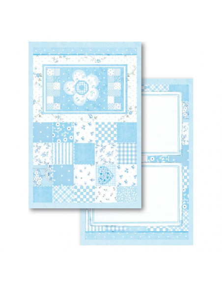 Blocco Cards 24 fogli cm. 11,4x16,5 - Baby Boy SBBPC04