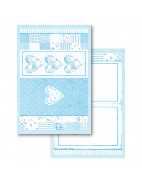 Blocco Cards 24 fogli cm. 11,4x16,5 - Baby Boy SBBPC04