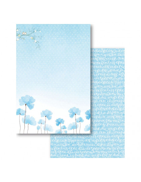 Blocco Cards 24 fogli cm. 11,4x16,5 - Baby Boy SBBPC04