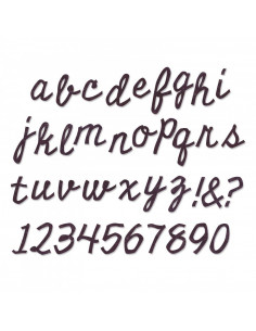 Fustella Sizzix Bigz XL Alphabet - Cutout Script 662709 2