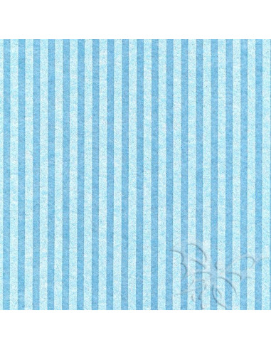 Foglio FELTRO 30x40cm 1mm RIGHE Azzurro-Crema 25019447