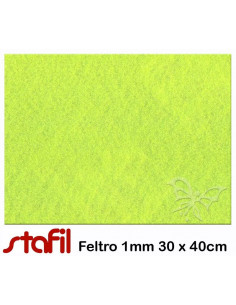 Foglio FELTRO 30x40cm 1mm Verde Pistacchio