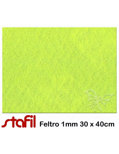 Foglio FELTRO 30x40cm 1mm Verde Pistacchio