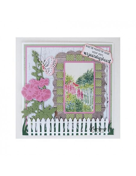 Fustella Marianne Design - Tiny's Hollyhocks LR0521