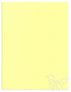 Foglio Moosgummi 40x60cm 2mm Pois Giallo Pastello-Bianco