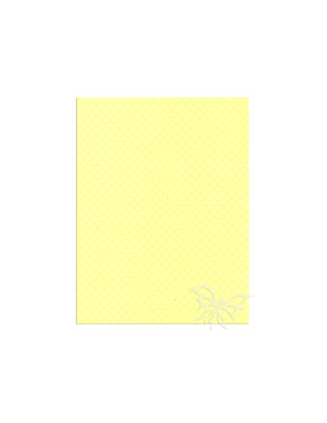 Foglio Moosgummi 40x60cm 2mm Giallo Pastello-Bianco