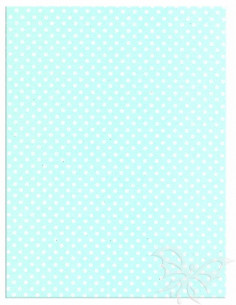 Foglio Moosgummi 40x60cm 2mm Pois Celeste Baby-Bianco