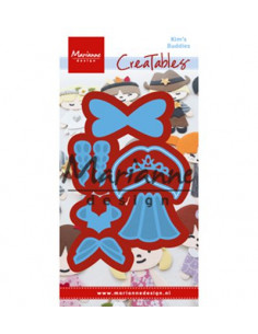 Fustella Marianne Design - Kim's Buddies princess LR0529 2