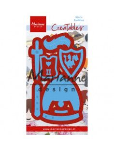 Fustella Marianne Design - Kim's Buddies knight LR0528 2