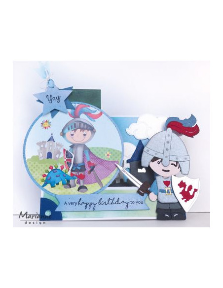 Fustella Marianne Design - Kim's Buddies knight LR0528