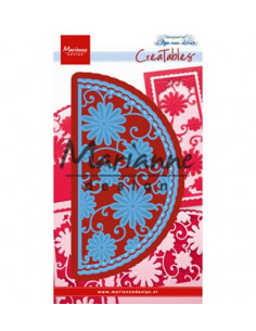 Fustella Marianne Design - Anja's flower demi circle LR0517 2