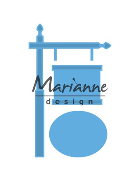 Fustella Marianne Design Creatable - Sign post LR0522