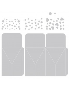 Fustella Sizzix Thinlits Set 6Pz - Star Gift Bag 662583 2