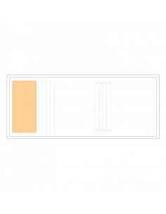 Fustella Sizzix ScoreBoards XL - Wrapped Journal 662816 2