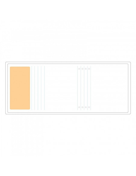 Fustella Sizzix ScoreBoards XL - Wrapped Journal 662816