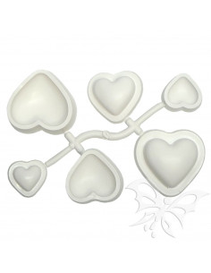 STAMPI per FOMMY Cuori cf. 6pz. (3 coppie)