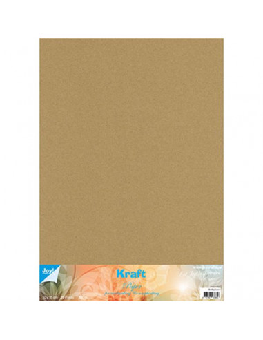 Set 10 fogli Cartoncino Kraft 300gr 50x35cm