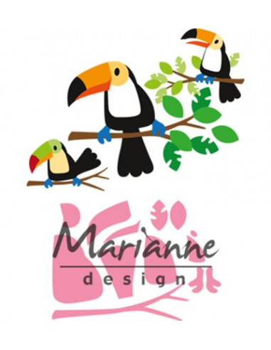 Fustella Marianne Design Collectables - Eline's Toucan COL1457