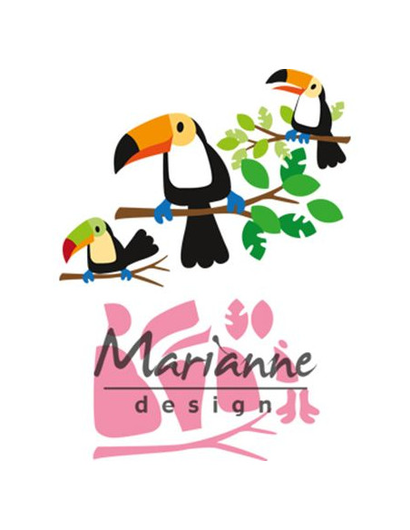 Fustella Marianne Design Collectables - Eline's Toucan COL1457