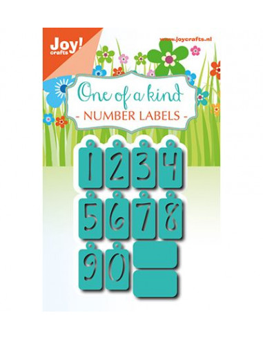 Fustella Joy craft - Label numbers 6002/1083