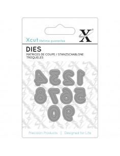 Fustella Xcut mini - Numbers XC503640