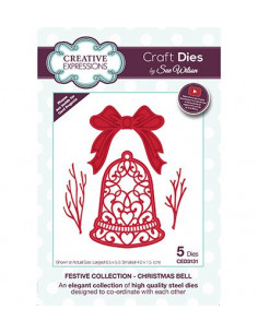 Fustella Creative Expressions - Christmas Bell CED3131