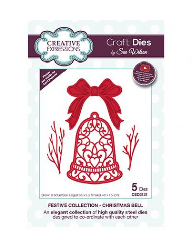 Fustella Creative Expressions - Christmas Bell CED3131