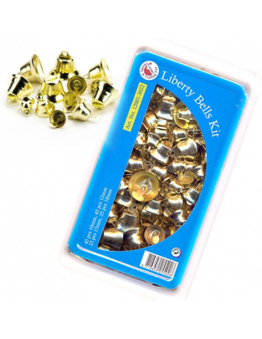 Set 140 Sonagli Campanelle ORO assortite