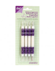 Set 4 bulini a doppia punta sferica da 0,8 a 5mm