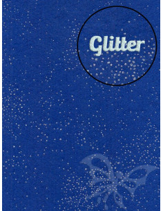 Panno GLITTER Nebulosa Bluette 30x40cm 1mm
