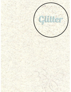 Feltro GLITTER FINE Panna 30x40cm 1mm