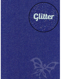 Feltro GLITTER FINE Bluette 30x40cm 1mm