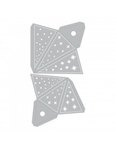 Fustella Sizzix Thinlits Set 8Pz - Tree Light 663107 2