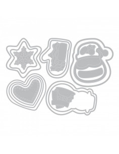 Fustella Sizzix Thinlits Set 24 pz - Cool Yule 663099 2