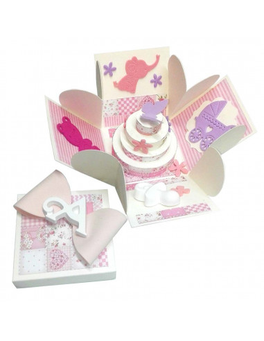 Set 2 Fustelle Artigianali - Explosion Box Cuori Plus + Standard