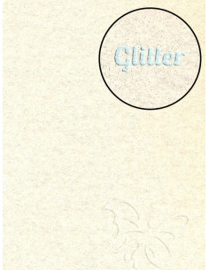 Feltro Glitter Panna 3mm 50x70cm