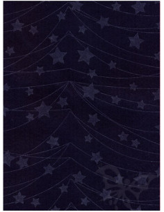 Panno stampato Stelle Corda-Blu Notte 1mm 30x40cm