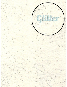 Panno GLITTER Nebulosa Panna 30x40cm 1mm