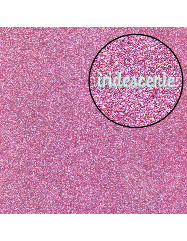 Foglio Moosgummi glitter "Rosa" 40x60cm