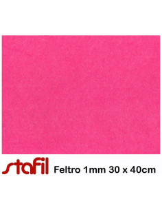 Foglio FELTRO 30x40cm 1mm Fucsia