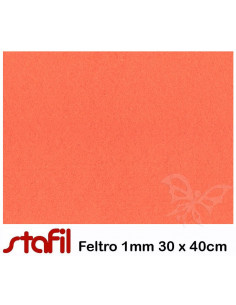 Foglio FELTRO 30x40cm 1mm Arancio