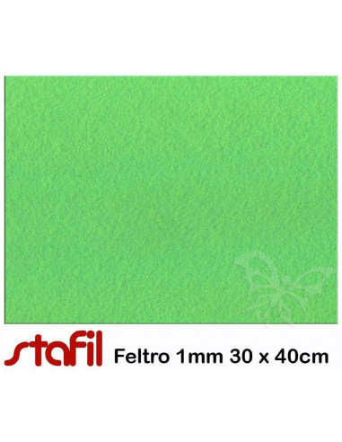 Foglio FELTRO 30x40cm 1mm Verde maggio