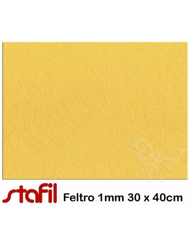 Foglio FELTRO 30x40cm 1mm Giallo