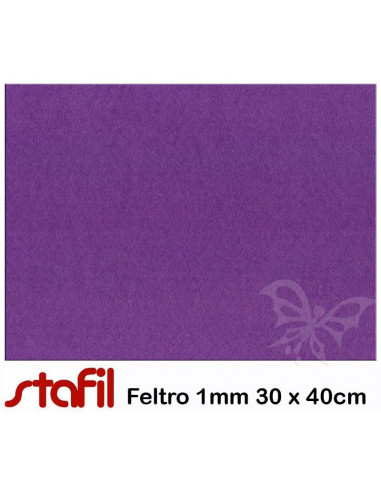 Foglio FELTRO 30x40cm 1mm Viola