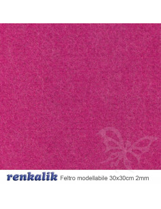 Feltro Modellabile 30x30cm col.55 Ciclamino