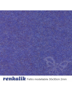 Feltro Modellabile 30x30cm col.60 Avio melange