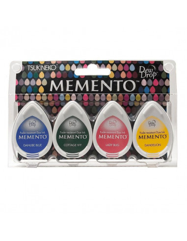 Set 4 Tamponi a goccia Memento per timbri - Prime Time