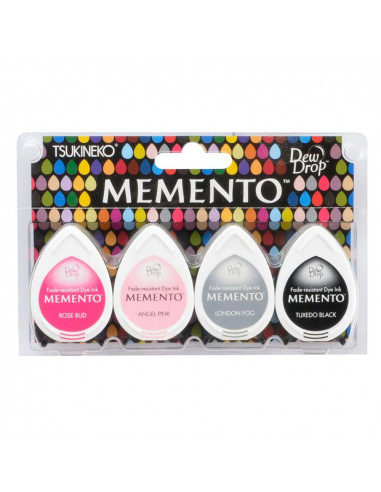 Set 4 Tamponi a goccia Memento per timbri - Girls night out